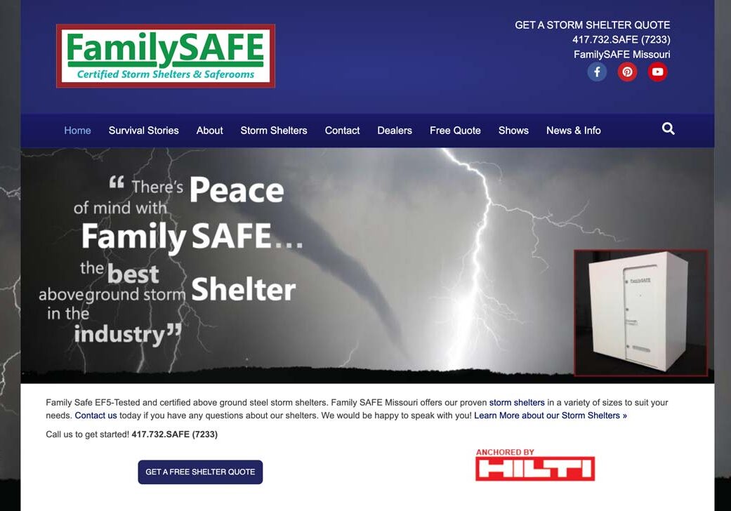 FamilySAFE Storm Shelters